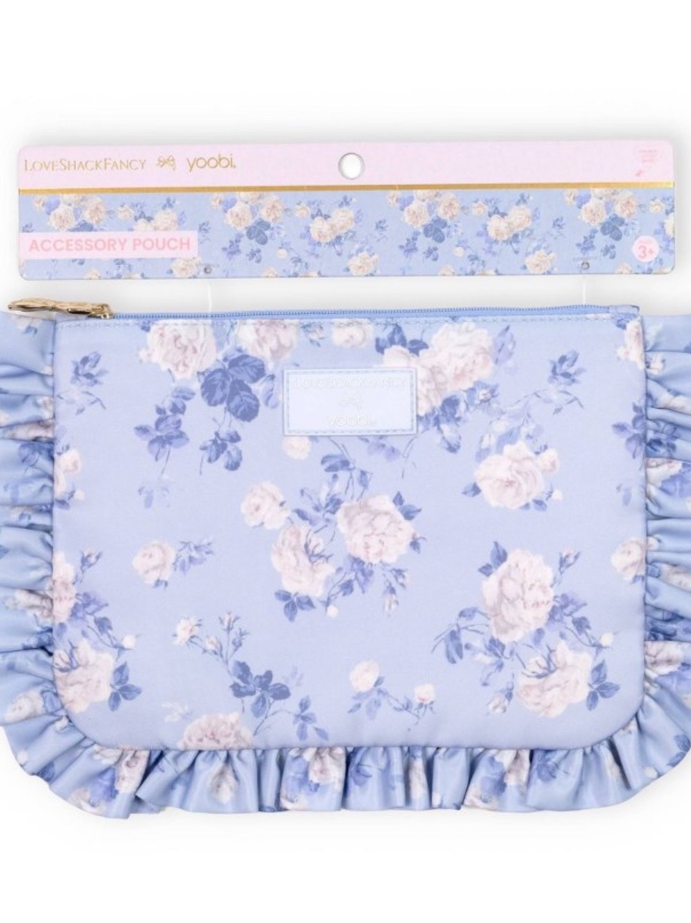 LoveShackFancy NWT Everblooming Floral Ruffle Accessory Pouch and school supply - Picture 3 of 8
